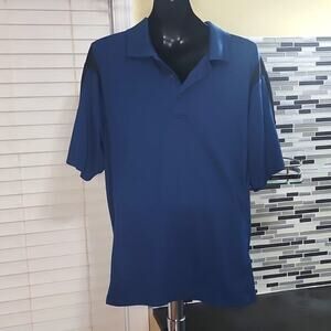 Grand Slam Golf Men's dri fit short sleeve polo golf shirt size L ( PP4)